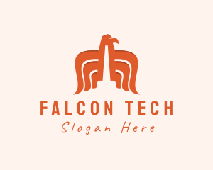 Falcon Bird Wings logo design