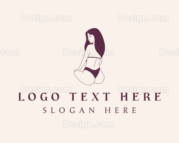 Woman Bikini Womenswear Logo