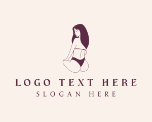 Woman Bikini Womenswear logo