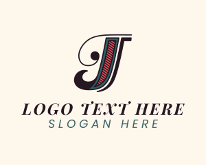 Script Letter J Agency Logo