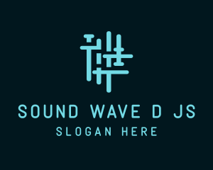 Audio Frequency Synthesizer  logo design