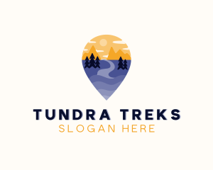 Nature Travel Location logo design