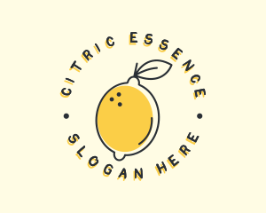 Citrus Lemon Badge logo