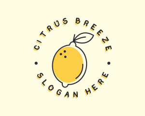 Citrus Lemon Badge logo