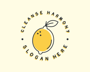 Citrus Lemon Badge logo