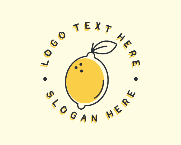 Lemon Tea logo example 2