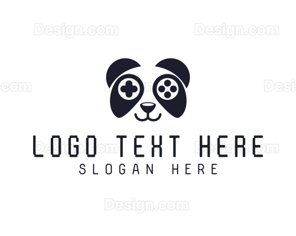 Panda Game Streamer Logo