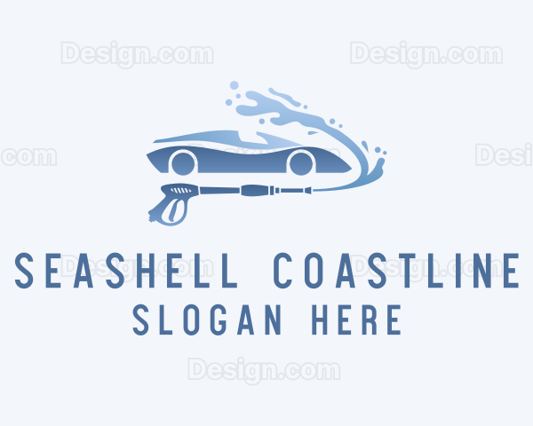 Car Splash Pressure Washing Logo