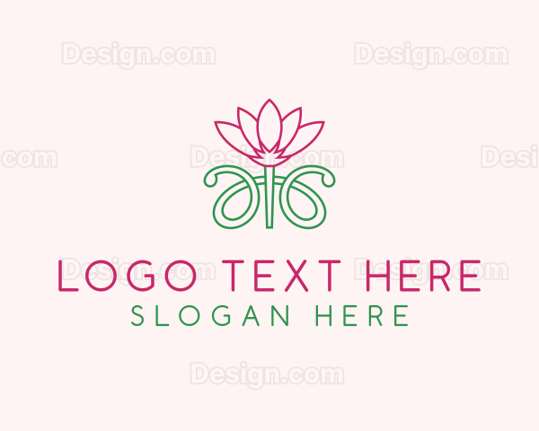 Lotus Flower Garden Logo