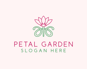 Lotus Flower Garden  logo design