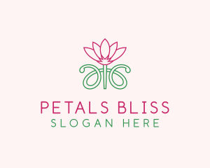 Lotus Flower Garden  logo design