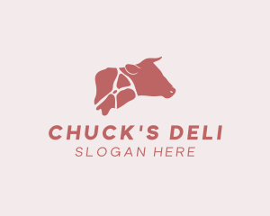 Butcher Beef Meat logo design