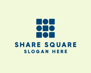 Modern Circle And Square logo design