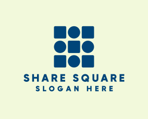 Modern Circle And Square logo design