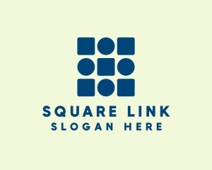 Modern Circle And Square logo design