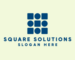 Modern Circle And Square logo design