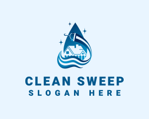 Home Cleaning Service logo design