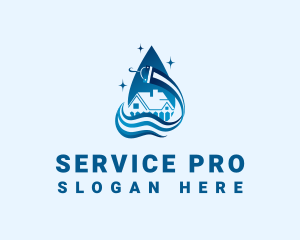 Home Cleaning Service logo design