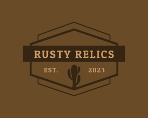 Western Rodeo Cactus logo design