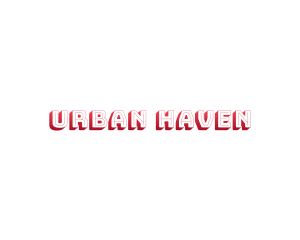 Urban Retro Shadow logo design