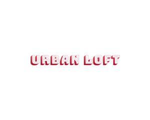 Urban Retro Shadow logo design