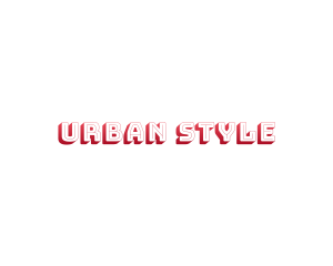 Urban Retro Shadow logo design