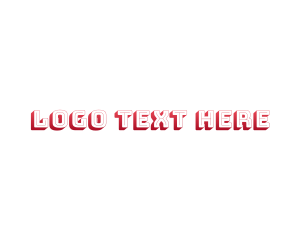 Typeface - Urban Retro Shadow logo design