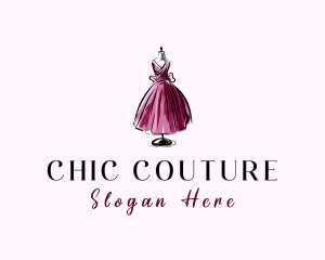 Fashion Dress Clothing logo design