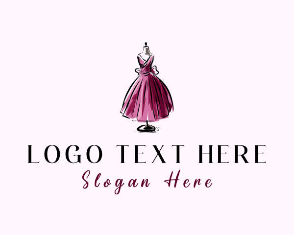 Dress logo example 3