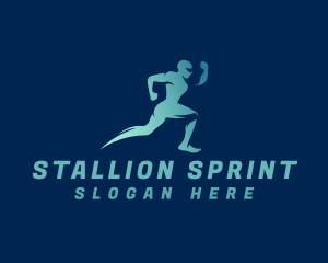 Sprint Training Man logo design