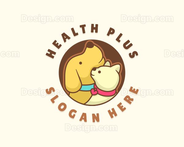 Dog Cat Veterinary Logo