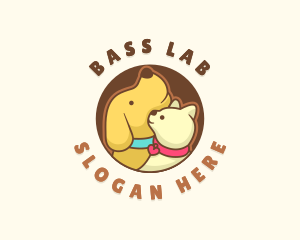 Dog Cat Veterinary logo design