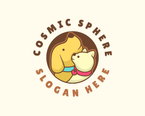 Dog Cat Veterinary logo design