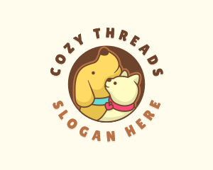 Dog Cat Veterinary logo design