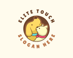 Dog Cat Veterinary logo design