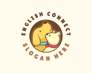 Dog Cat Veterinary logo design