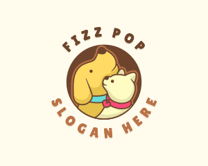 Dog Cat Veterinary logo design