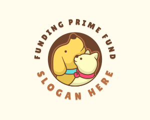 Dog Cat Veterinary logo design