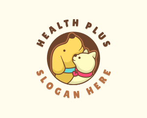 Dog Cat Veterinary logo design