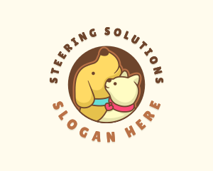 Dog Cat Veterinary logo design