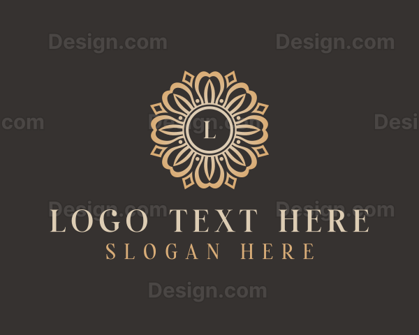 Wedding Event Flower Logo