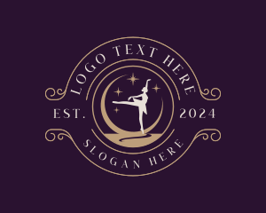 Elegant Ballet Dancer logo