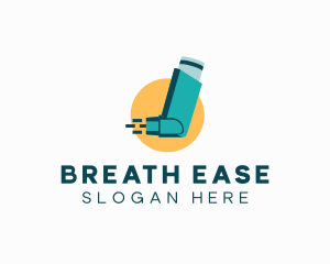 Medical Asthma Inhaler logo design