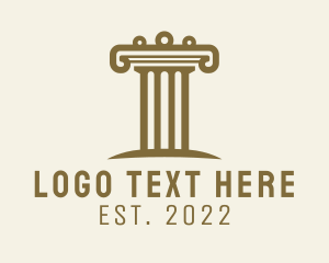 Ancient Architecture Column logo