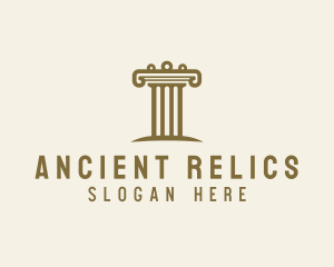 Ancient Architecture Column logo design