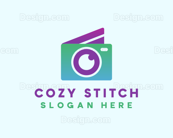 Modern Disposable Camera Logo