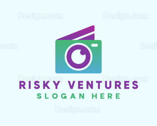 Modern Disposable Camera Logo