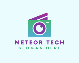 Modern Disposable Camera Logo