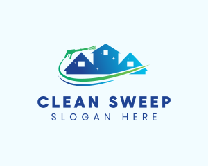 Residential Home Pressure Cleaning logo design