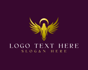 Luxury Woman Angel logo